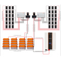 10000w solar power system mobile solar power system 10KVA  hybrid solar power system